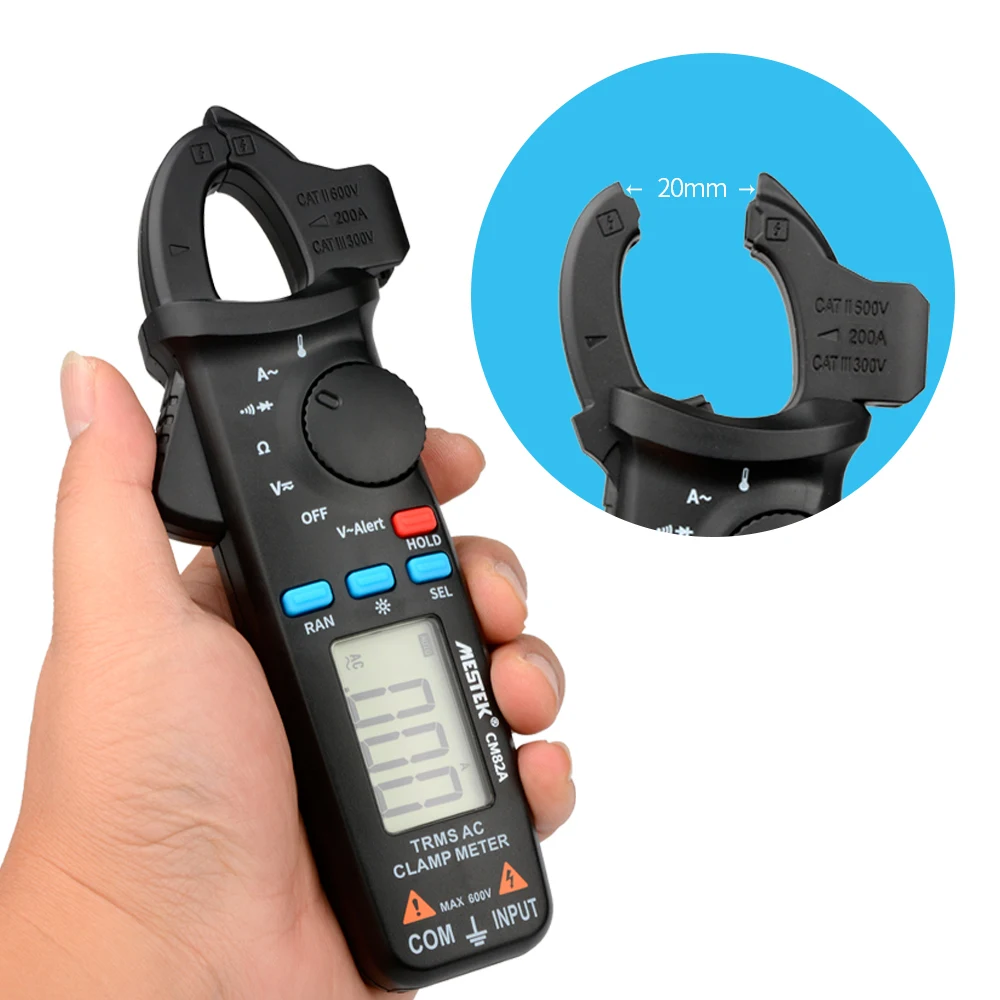 MESTEK CM82A/CM82B/CM82C автоматический клещи Pince Multimetre AC/DCpinza Amperimetrica цифровой