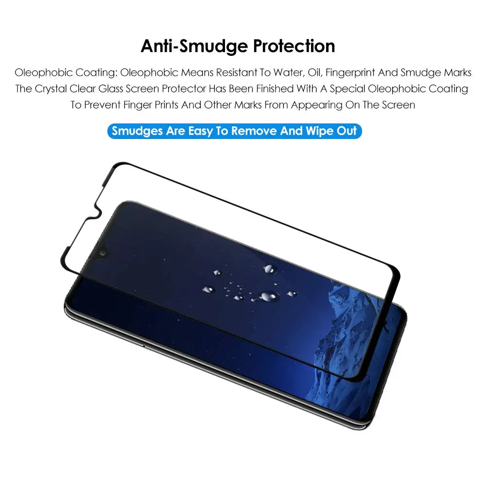 Закаленное Стекло для huawei P30 Pro Lite 3D полное покрытие полный клей Экран протектор