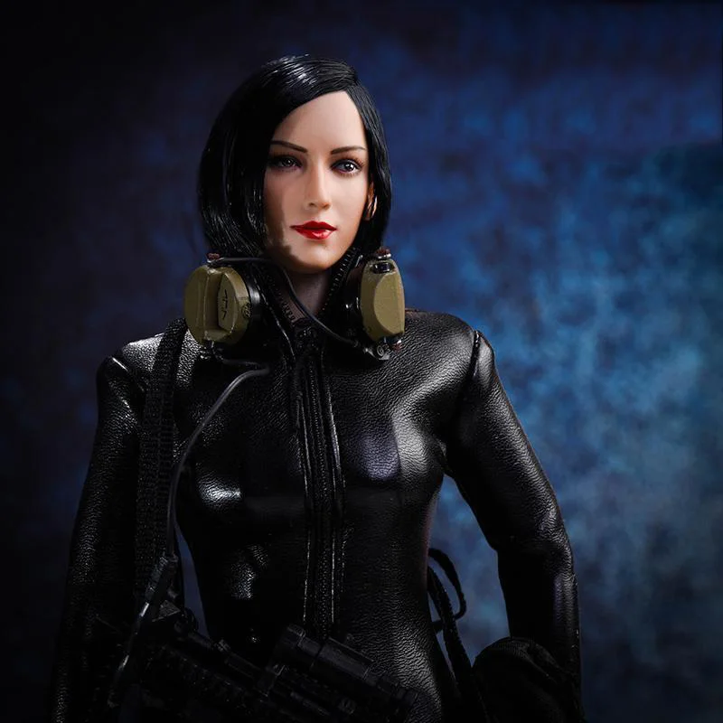 Масштаб 1/6 азиатская Красивая женская голова фигурка Ada Wong резная модель