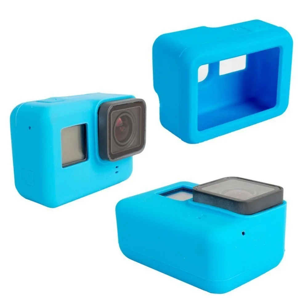 

Silicone Cover Soft Case Protective Housing Case for Gopro Hero 5 camera (blue)