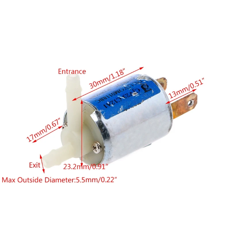 2019 Новый DC12V нормально закрытый Тип электронный Управление электромагнитный