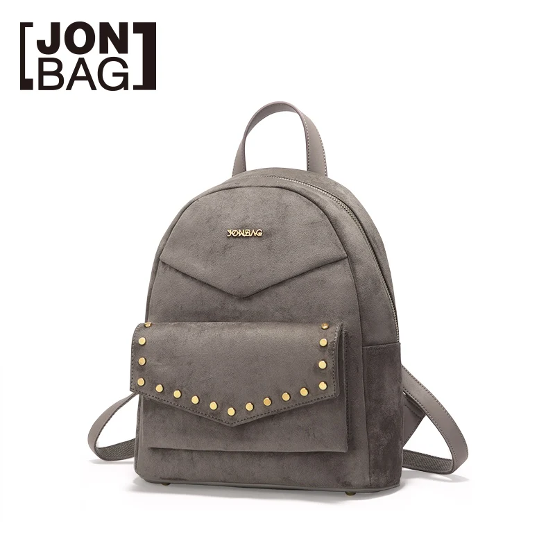 JONBAG отшлифованная двойная сумка на плечо Женская 2019 новый маленький рюкзак