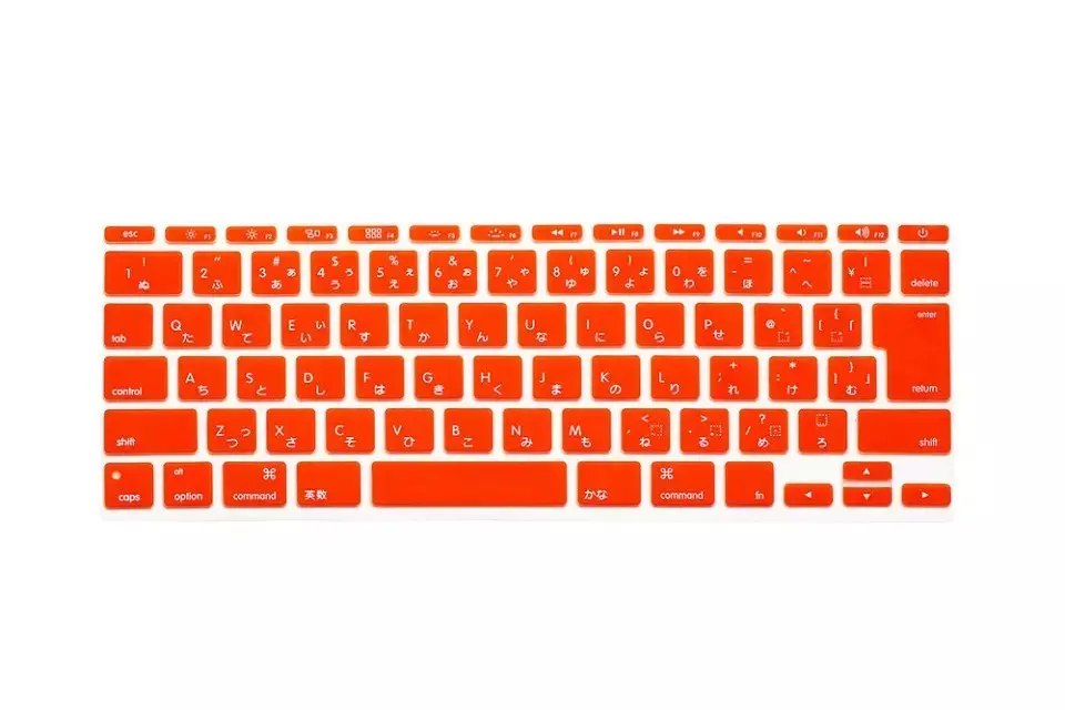 Ультратонкий силиконовый чехол для клавиатуры с японской раскладкой Macbook Air 11 A1370