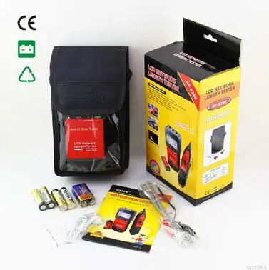 NOYAFA NF-8200 LCD Display Network LAN Cable Tester Cable Continuity Tester inspection Wire Tracker Length tester
