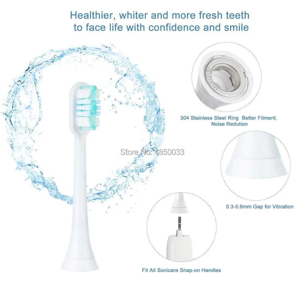 Головки зубных щеток для Philips Sonicare подходят DiamondClean HealthyWhite FlexCare EasyClean PowerUp | Бытовая