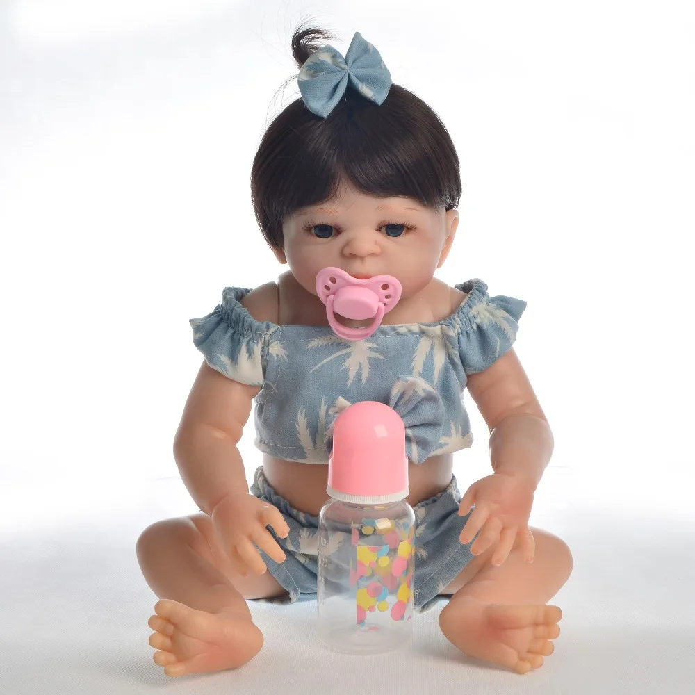 KEIUMI Модная Кукла Reborn Baby силиконовый Полный тело Реалистичная принцесса девочка