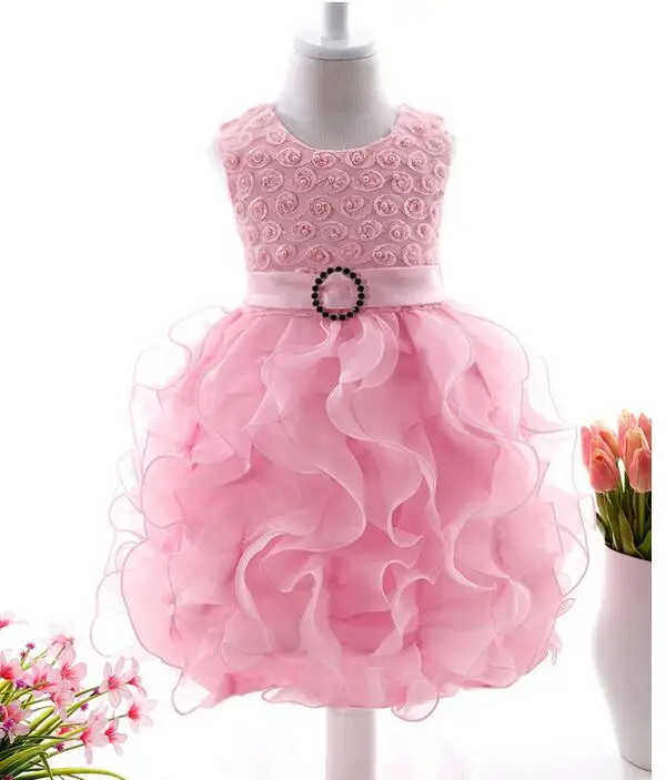 Детские Обувь для девочек платье крещения Лето 2017 г. жемчужиной новорожденных