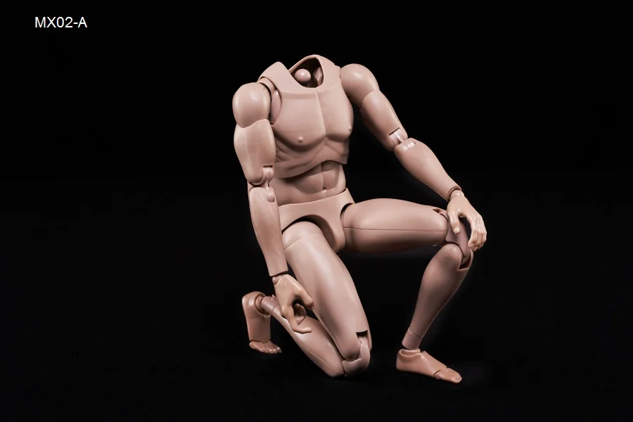 Аксессуары для фигурок в масштабе 1:6 обычные узкие плечи мужское тело