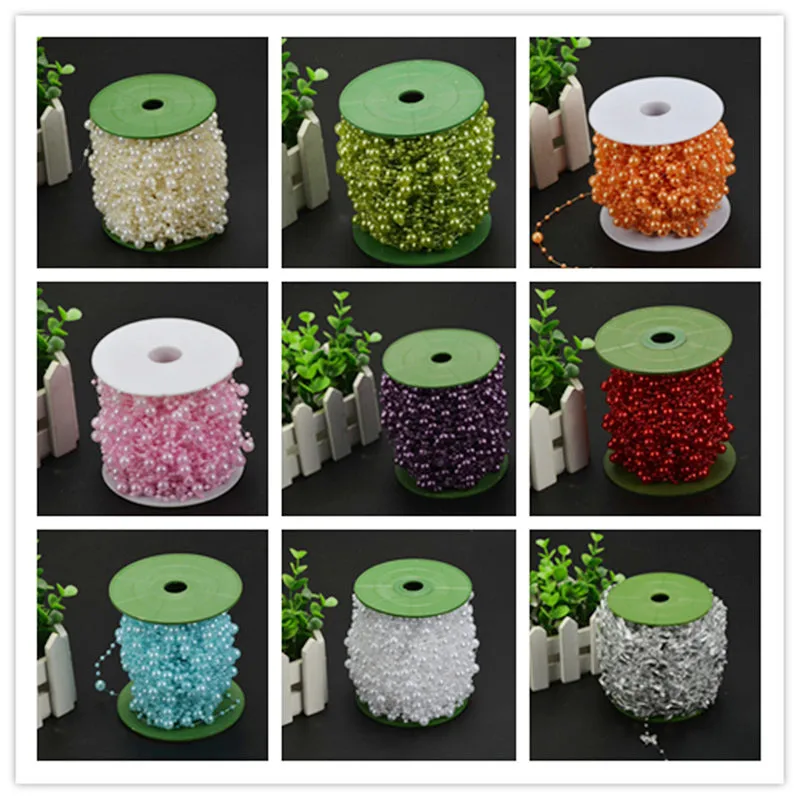 Рыболовная леска с искусственным жемчугом искусственная цепь из АБС пластика