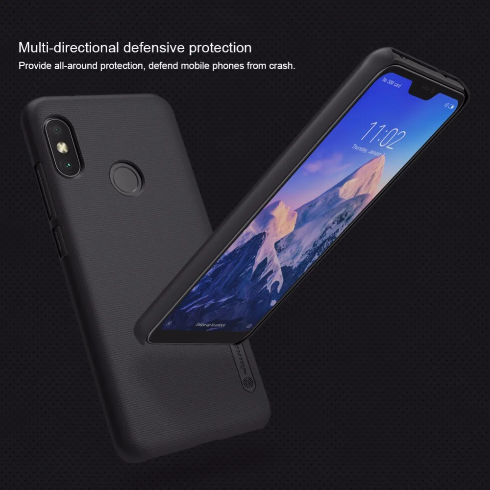 Чехол для Xiaomi mi A2 Lite NILLKIN Super Frosted Shield Матовый Жесткий чехол-накладка для Xiaomi mi A2 Lite(mi a2 lite