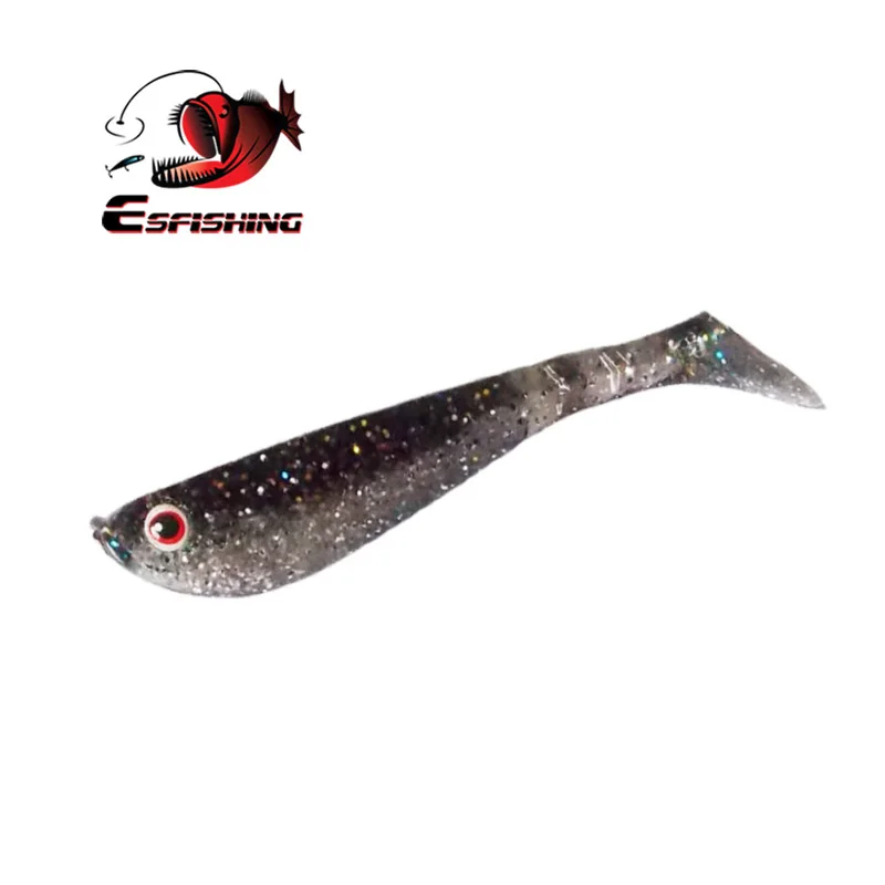 Приманка для мягкий шэд ESFISHING вибро-Шад 62 мм 2 8 г 10 шт. силиконовая наживка глаз |