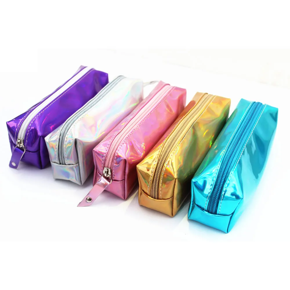 Флуоресцентный цветной чехол для карандаша 1p супер блестящие сумки карандашей