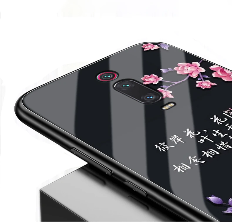 Для Xiaomi mi 9 T чехол mi 9 T Pro PC Пластиковый стеклянный чехол для телефона черный ТПУ бампер чехол для Xiaomi mi 9 T Pro mi 9 T mi 9 T Pro 6,39 чехол