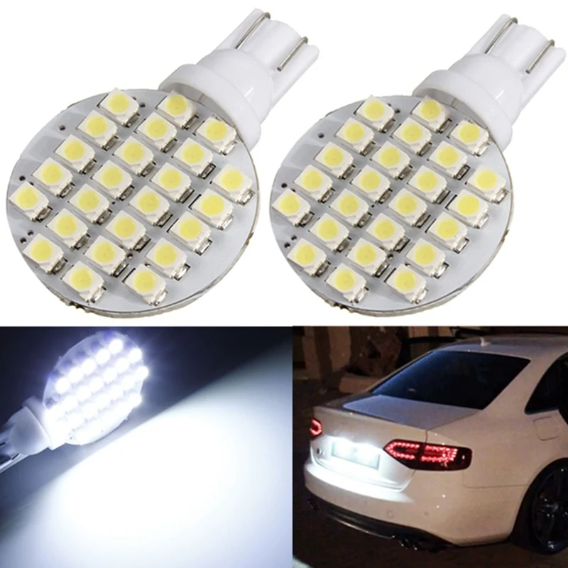 Лучшая цена Белая светодиодная панель 168 194 501 W5W 24 SMD 1210 автомобильная боковая