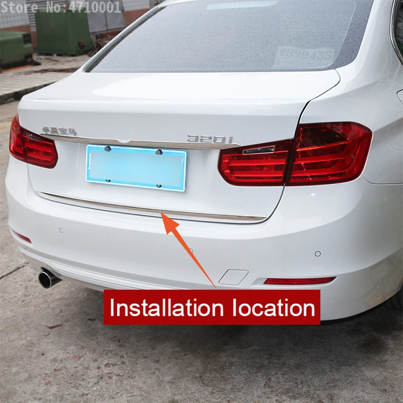 Декоративные полоски из нержавеющей стали 304 для задней двери 1 шт. BMW 3 серии f30