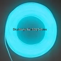 100Meter-Hight quality 3.2mm Flexible Neon EL Wire Rope Tube El light ice blue color