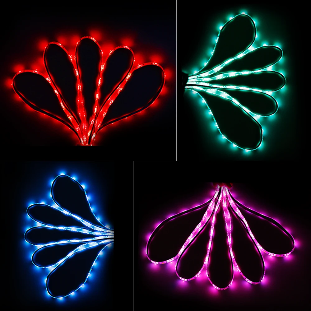 5 м 10 15 RGB неоновый свет СВЕТОДИОДНАЯ лента SMD 5050 Светодиодная Диодная Гибкая
