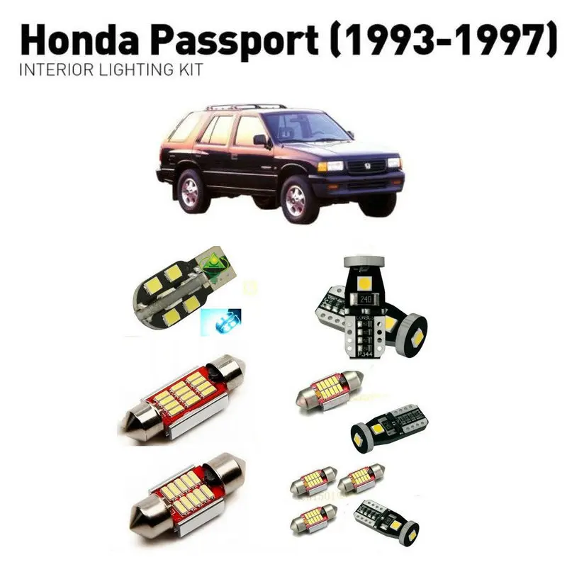Светодиодные внутренние фары для Honda passport 1993-1997 10 шт. светодиодные автомобилей