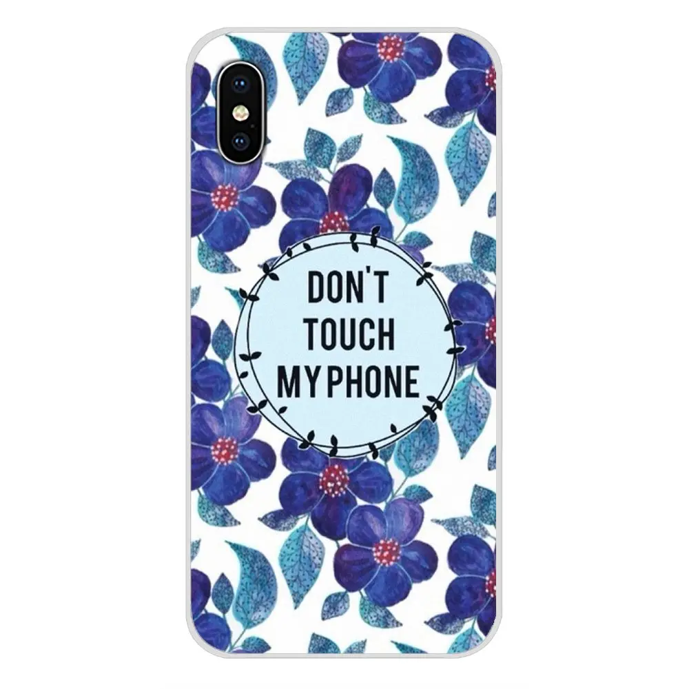 Аксессуары чехлы для телефонов Чехлы не трогайте мой телефон Apple iPhone X XR XS MAX 4 4S 5 5S