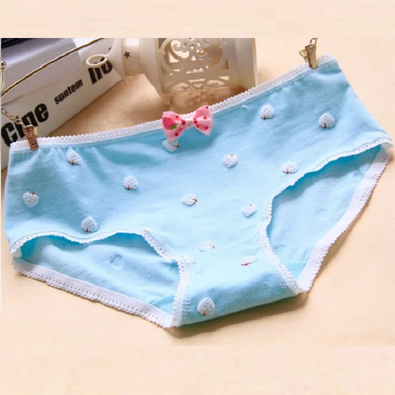 Женское нижнее белье с клубникой сексуальные трусики из хлопка 2018|ladies underwear