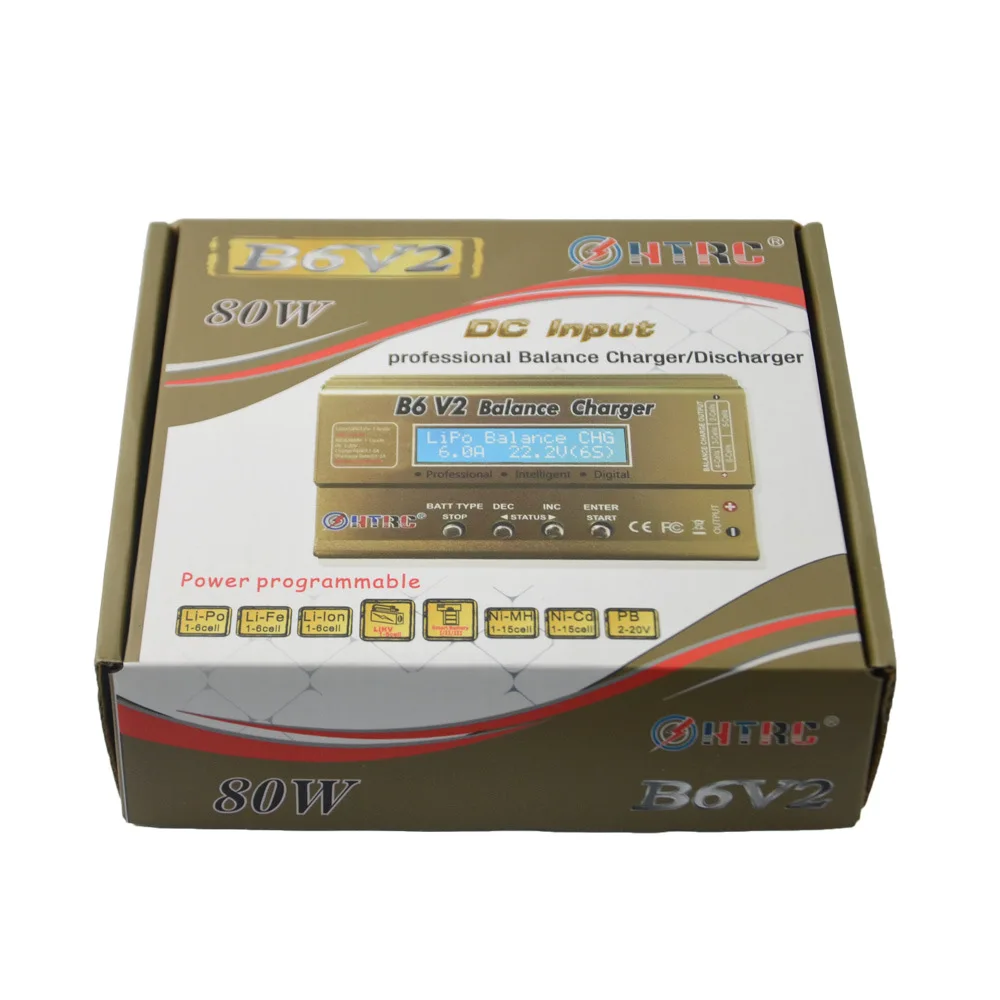 Imax B6 Digital V2 80 Вт профессиональное Цифровое зарядное устройство для LiHV LiPo LiIon LiFe NiCd
