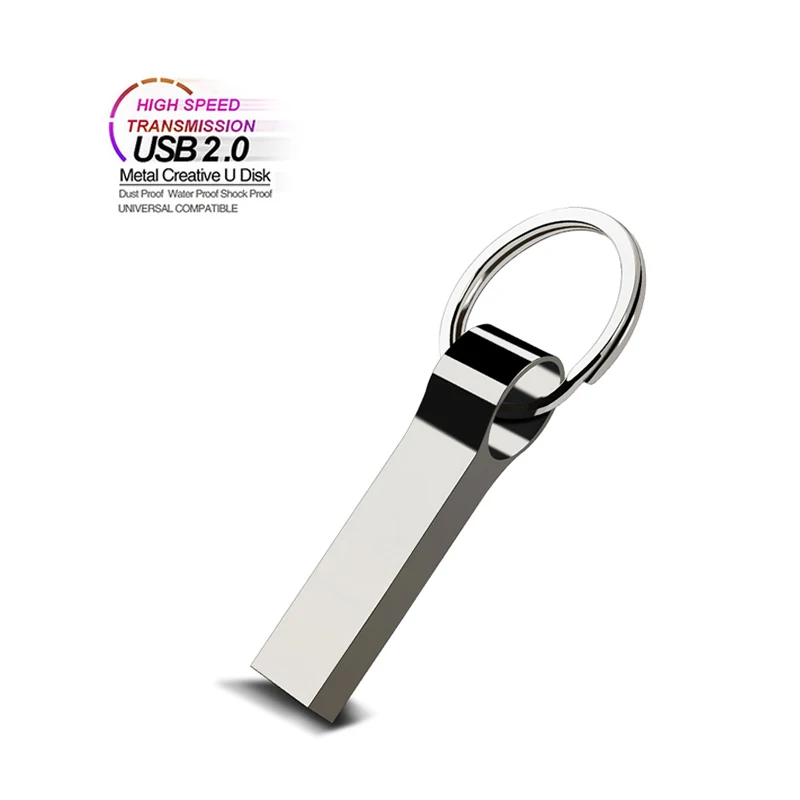 Высокоскоростная металлическая ручка USB накопитель 16 ГБ 32 64 Гб 128 флеш 8 Флешка