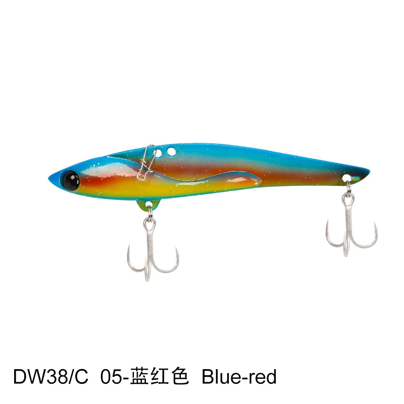 DW38-C-05 TSURINOYA для рыбалки приманки DW38-C 105 мм 35 г блесна металлическая приманка на дальние расстояния дайвинг бас приманка искусственная приманка с тройным крючком - Цвет: DW38-C-05