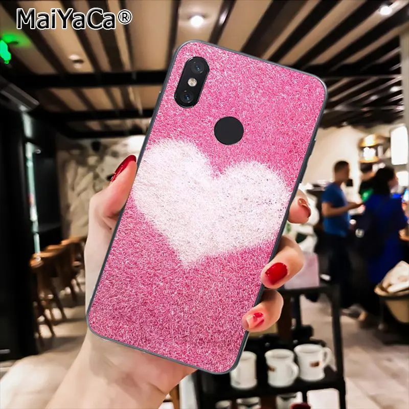 MaiYaCa Любовь Сердце 7A 5Ald Роза мраморные полосы чехол для телефона Xiaomi Redmi8 4X 6A S2 5A Redmi