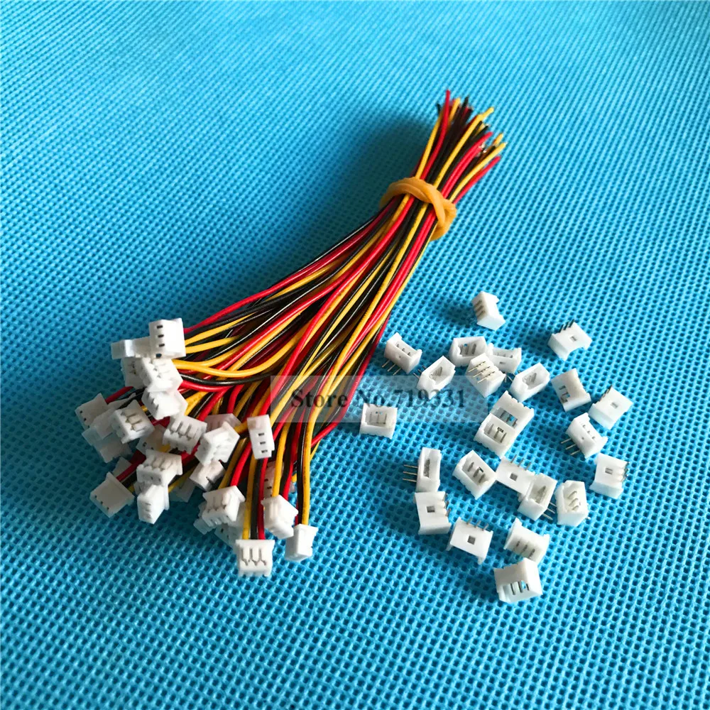 Micro JST 1 25 ММ 3-контактный 3P прямоугольный гнездовой разъем штекер и провод x 20