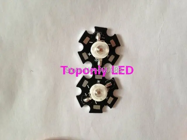 Светодиодная лампа с бусинами насыщенного красного цвета 3 Вт 660 нм 20 мм печатной