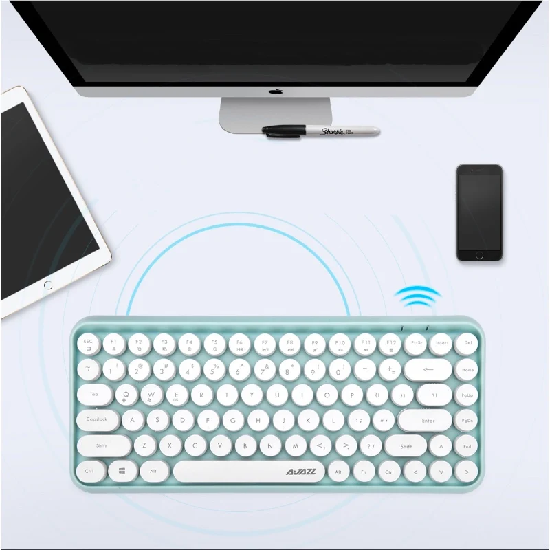Мути функциональный беспроводной Bluetooth клавиатура для iPhone мобильный телефон iPad