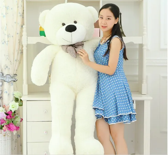 

[5COLORS] Giant teddy bear soft toy 120cm big stuffed plush animals purple soft hot toys doll baby girls valentine gift