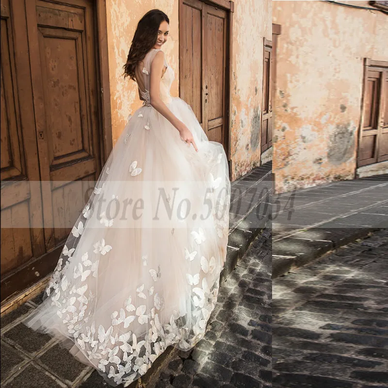 Smileven Boho Свадебное платье 2019 3D Аппликации Свадебные платья Vestido De Novia свадебное с v