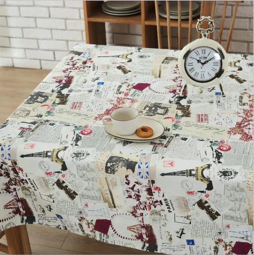 YIDIAN Европа Рождество Скатерть Прямоугольная Белье Покрытие Стола Башня