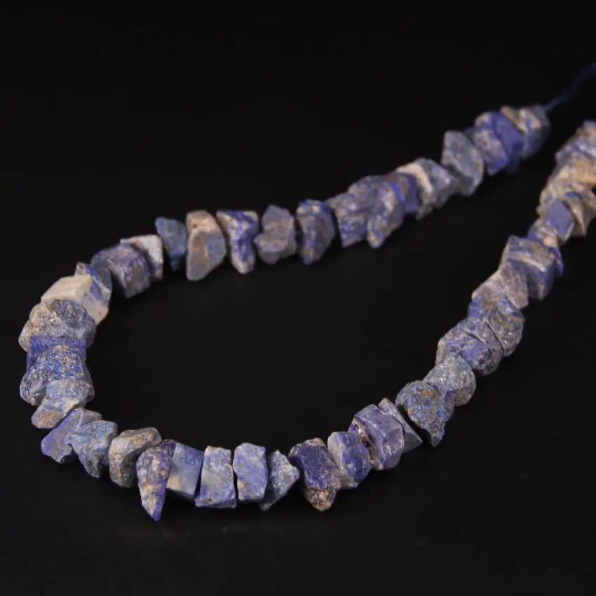 

15.5"/strand Irregular Shape Freeform Lapis Lazuli Raw Nugget Chips Beads,Natural Blue Stone Roug Gravel Pendant Jewelry Making