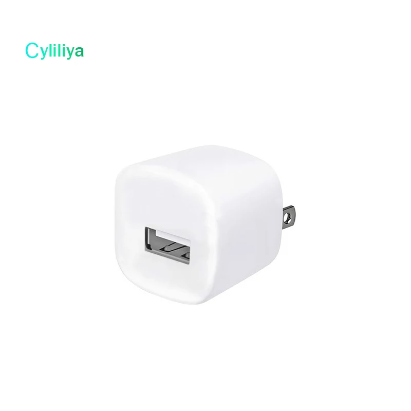 10 шт./Лот US/EU вилка cube USB Travel AC Power Сетевое зарядное устройство адаптер для iPod Iphone 5 5S