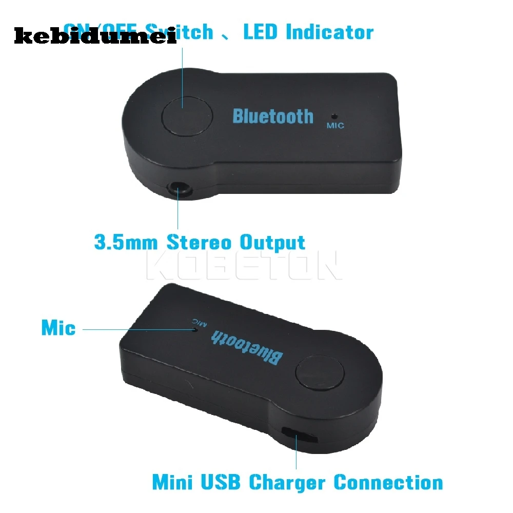 Kebidumei потоковый автомобильный A2DP беспроводной Bluetooth AUX аудио музыкальный