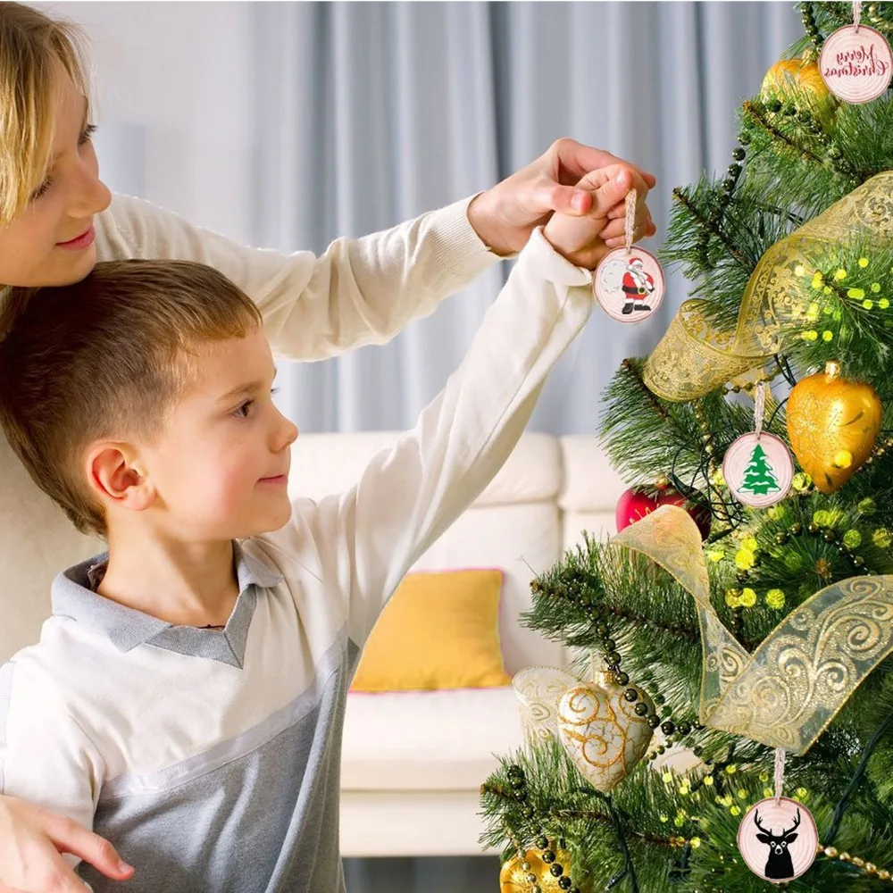 20 шт./лот диски для деревянных срезов DIY деревянные поделки лист бревен декор
