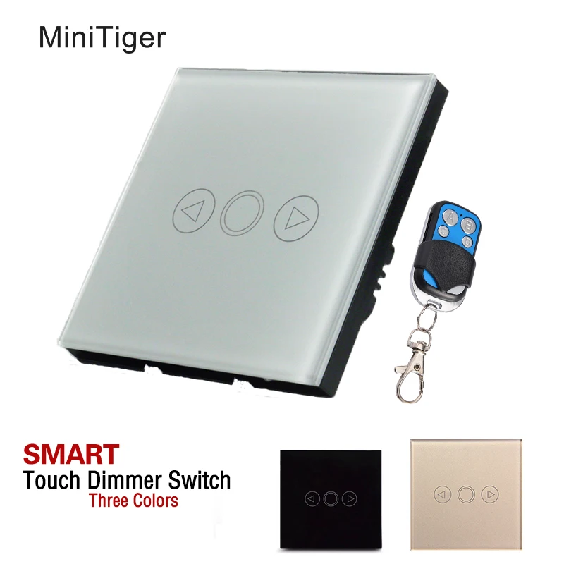 MiniTiger 1 Gang стандарт ЕС настенный светильник сенсорный диммер умный переключатель