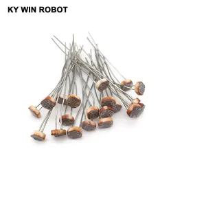 Фоторезистор LDR 20 шт.лот 5528, фоторезистор 5 мм, оптовая и розничная продажа, фотопроводящее сопротивление для arduino