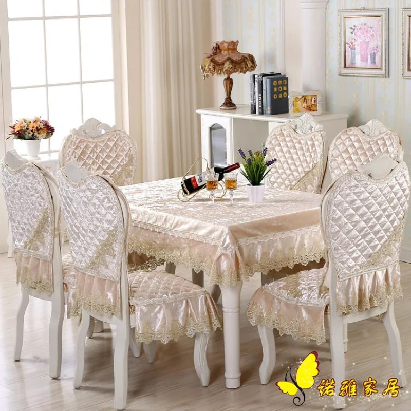 

Hot Sale round dining table cloth chair covers cushion tables and chairs bundle chair cover rustic lace cloth set tablecloths