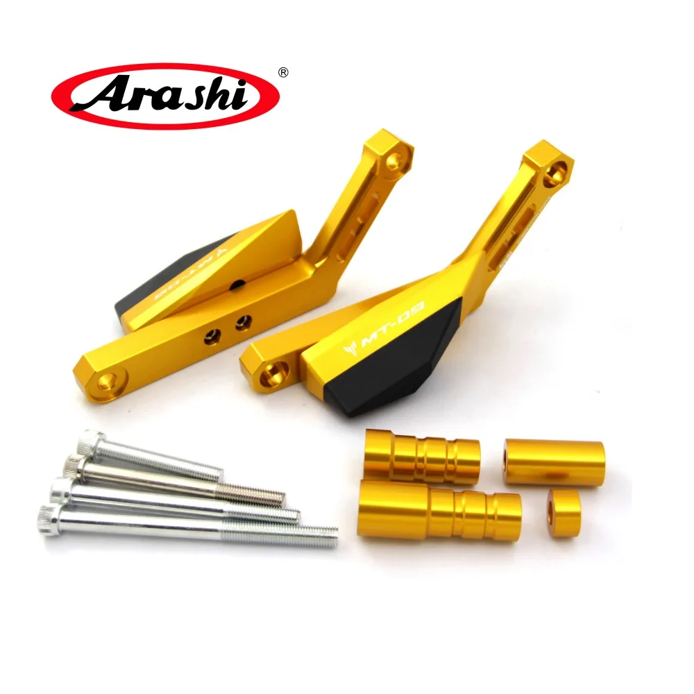 Arashi 1 пара для YAMAHA MT 09 2014 2017 CNC мотоциклетная защитная накладка защиты двигателя от