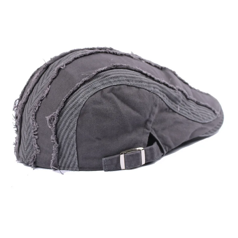 Minhui 2017 Весна Новинка хлопковый берет для мужчин женщин нашивка винтажные береты
