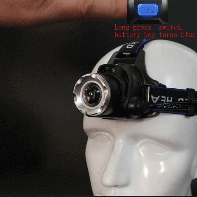 Рыбалка usb налобный фонарь перезаряжаемые фары светодиодные 18650 xml t6 l2 Фонарь