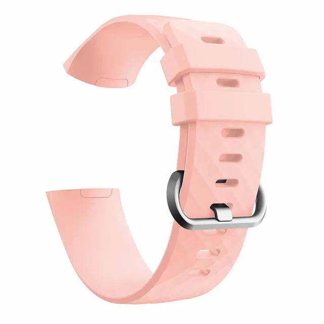 Pink Силиконовый браслет для ремешка часов Fitbit Charge 3 умный Браслет спортивный сменный Браслет для часов Fitbit Charge3 часы - Цвет: Pink