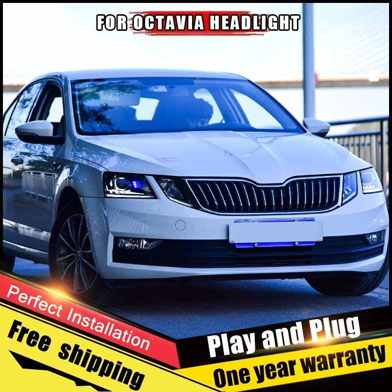 Светодиодный прожектор для Skoda Octavia 2018 2019|Фара авто в сборе| |