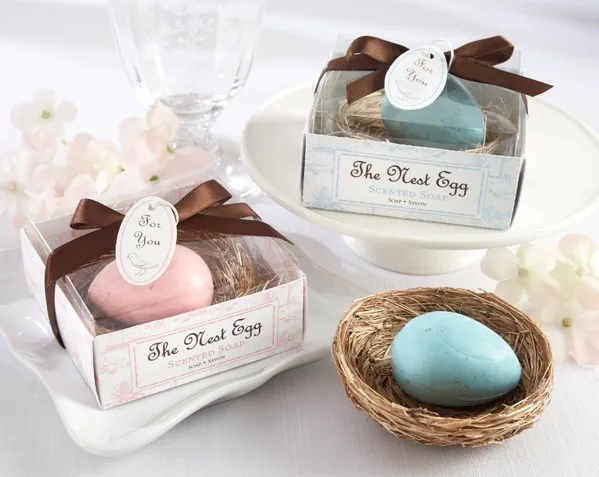 

20pcs/lot Korea Novelty The Nest Eggs Natural Handmade Soap Wedding Birthday Party Take-home Favor Gifts Presents