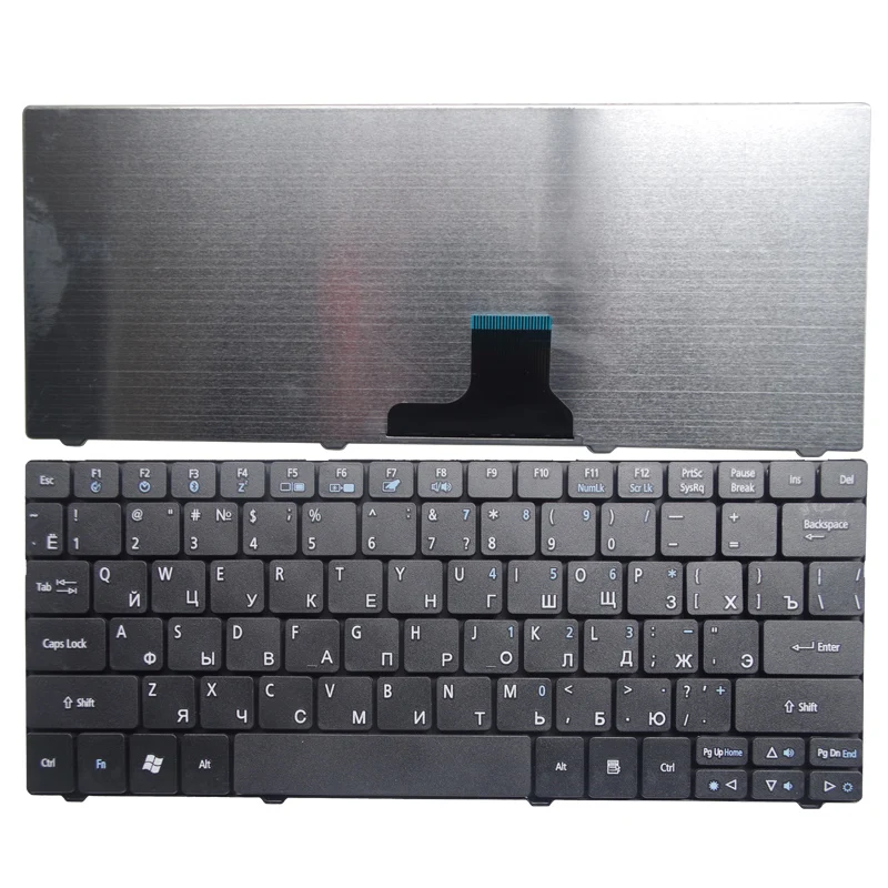 Русская черная Новая русская клавиатура для ноутбука Acer Aspire One ZA5 ZA8 MS2298 MS2297 MS2296 751