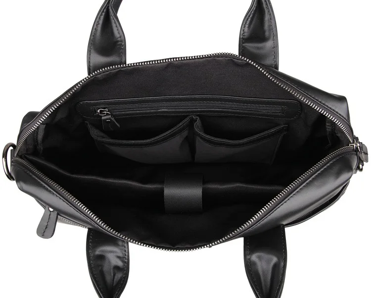 Брендовый мужской портфель из натуральной воловьей кожи 15 дюймов Сумка через