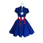 Платье для косплея капитана супергероя, платье Стива Роджерса, костюм, платье на заказ